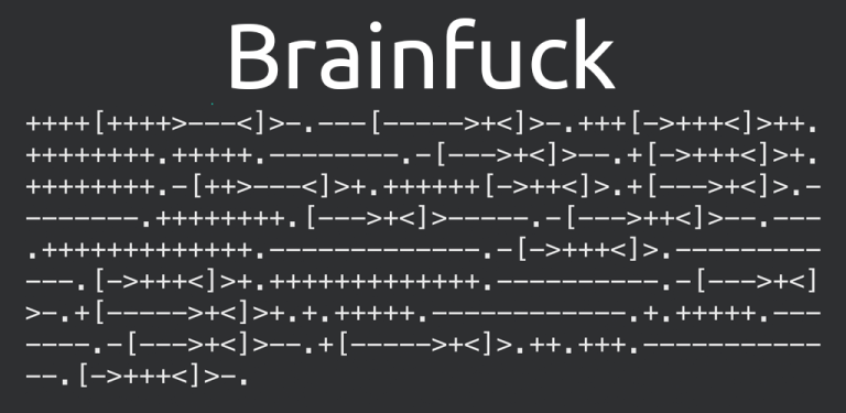 Язык программирования Brainfuck Брайнфак