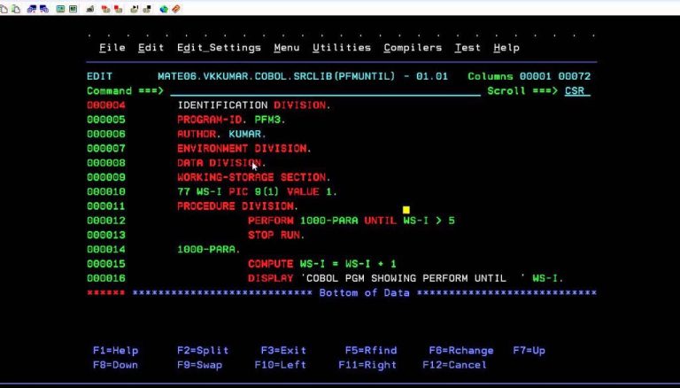 Язык программирования COBOL (КОБОЛ).